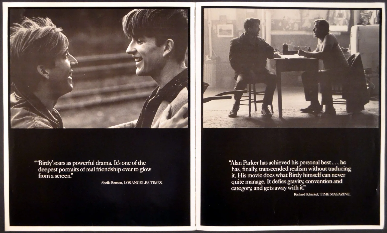 BIRDY 1984 Matthew Modine, Nicolas Cage, Alan Parker William Wharton BROCHURE, изображение 4