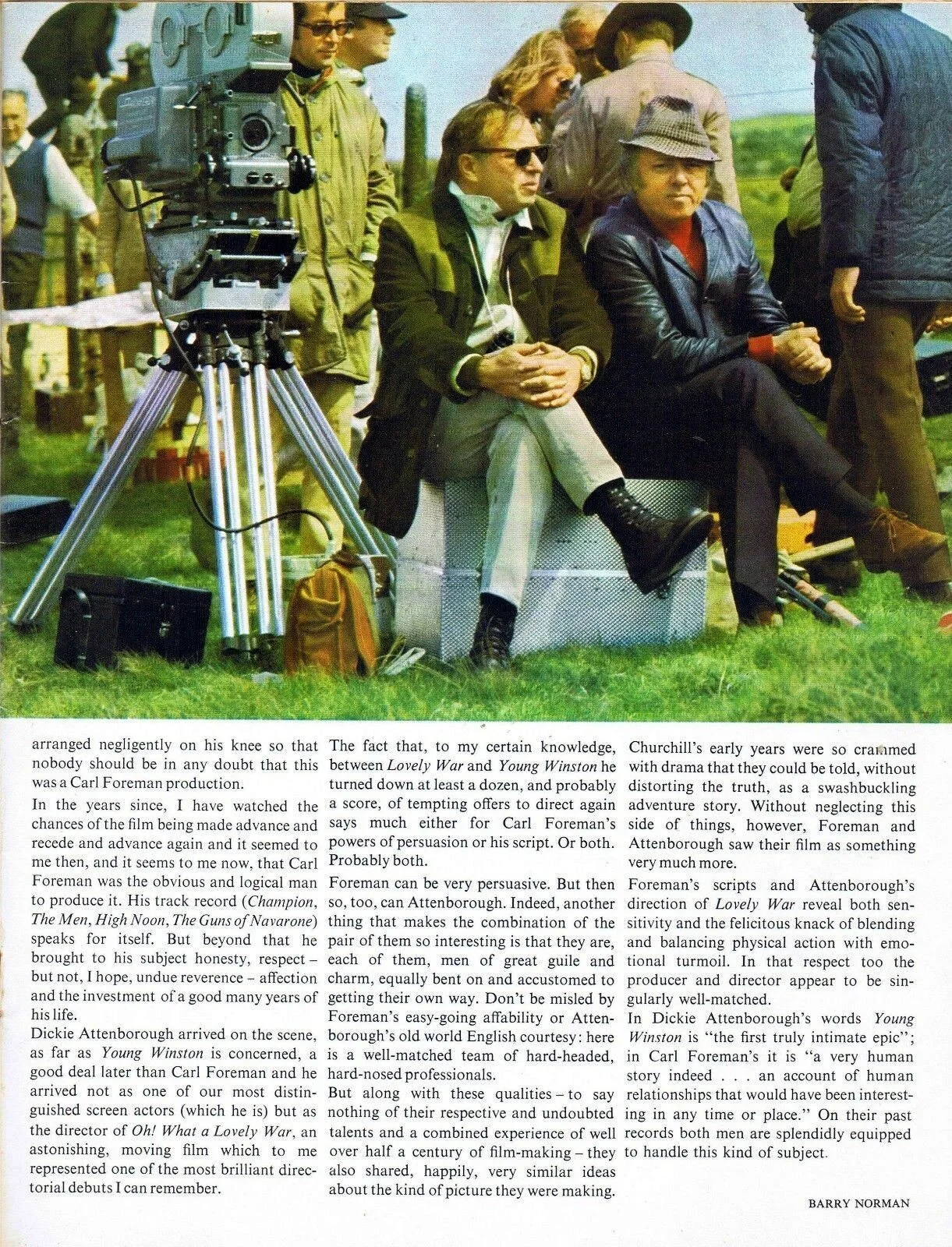 YOUNG WINSTON 1972 Simon Ward, Robert Shaw, Anne Bancroft, Jack Hawkins BROCHURE, изображение 2