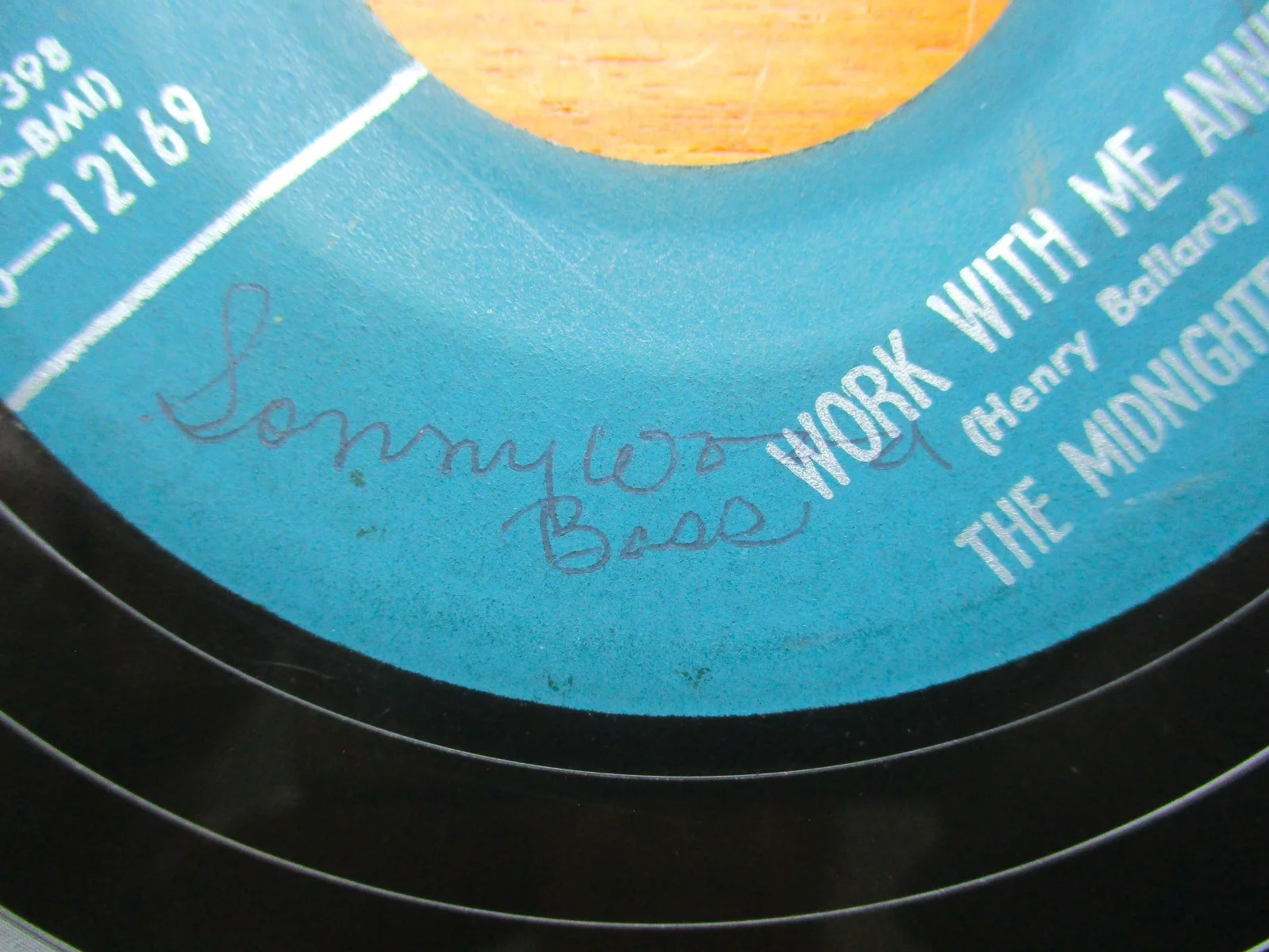 The Midnighters Signed 45 RPM Henry Lawson Cal Green Sonny Wood John Gilliland, изображение 5