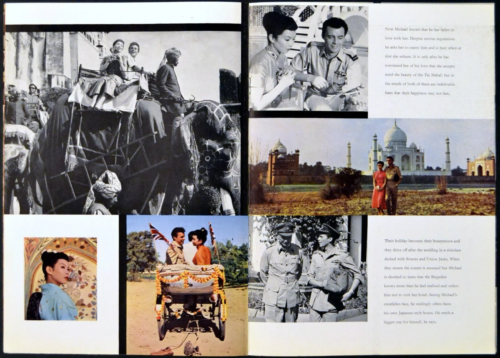 WIND CANNOT READ 1958 Dirk Bogarde Yoko Tani Ronald Lewis UK BROCHURE, image 3