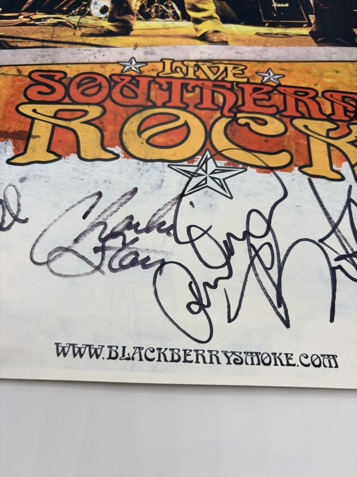 Blackberry Smoke Band Autographed Signed Live Southern Rock Poster 11x17, изображение 2