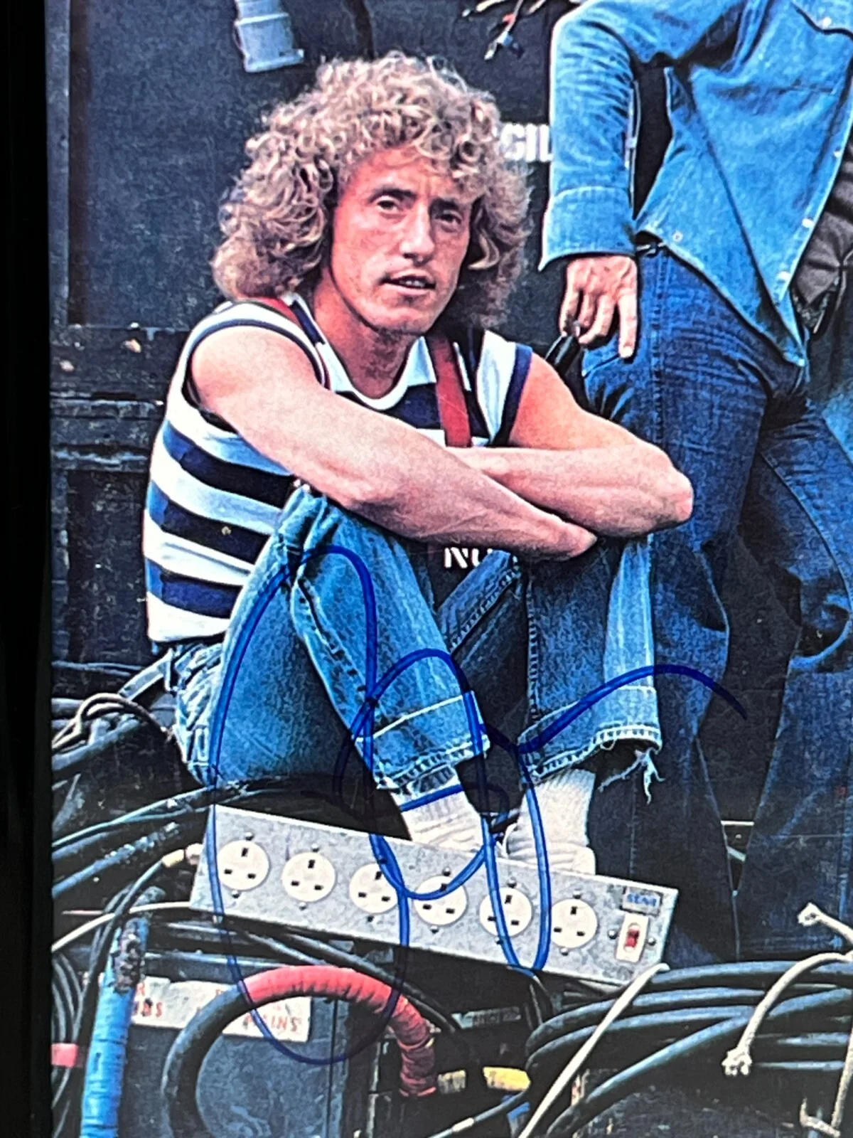 The Who Album Who Are You Signed by Roger Daltrey Original LP & Sleeve Framed, изображение 4