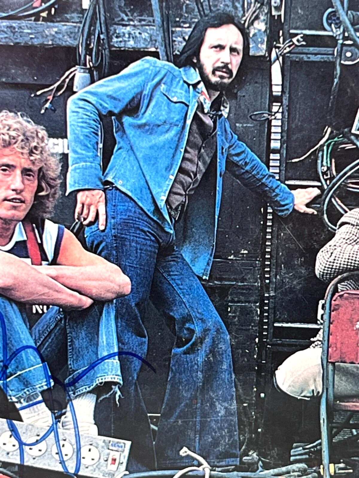 The Who Album Who Are You Signed by Roger Daltrey Original LP & Sleeve Framed, изображение 5