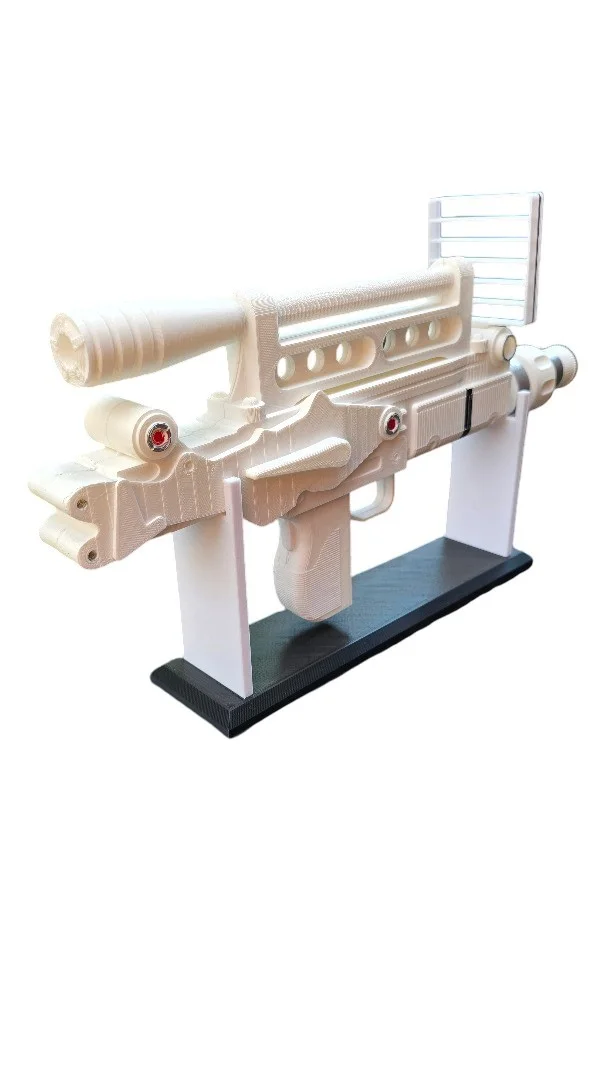 Moonraker Laser Style Sci-Fi Prop 35cm White Edition - 3D Printed Fan-Made Gift, image 3