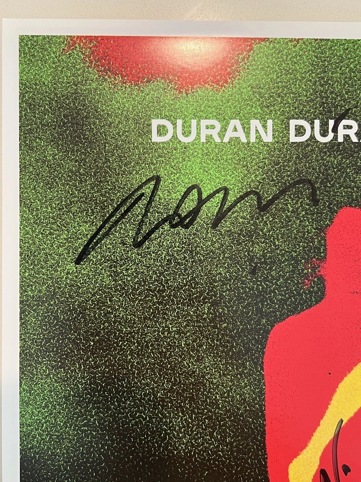 Duran Duran Hand Signed Vinyl Print Plus Album Future Past AUTOGRAPHED #2, image 3