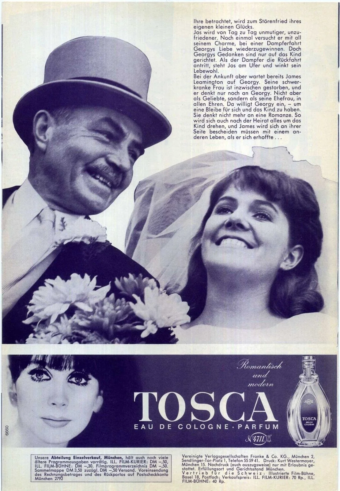 GEORGY GIRL 1966 James Mason, Alan Bates, Lynn Redgrave GERMAN BROCHURE, изображение 2