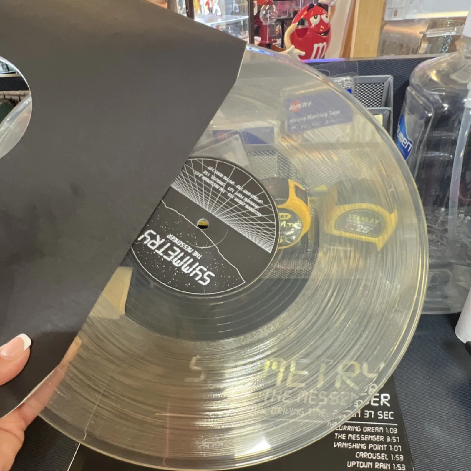 Symmetry The Messenger Signed Clear Vinyl Record Johnny Jewel Nat Walker, изображение 5