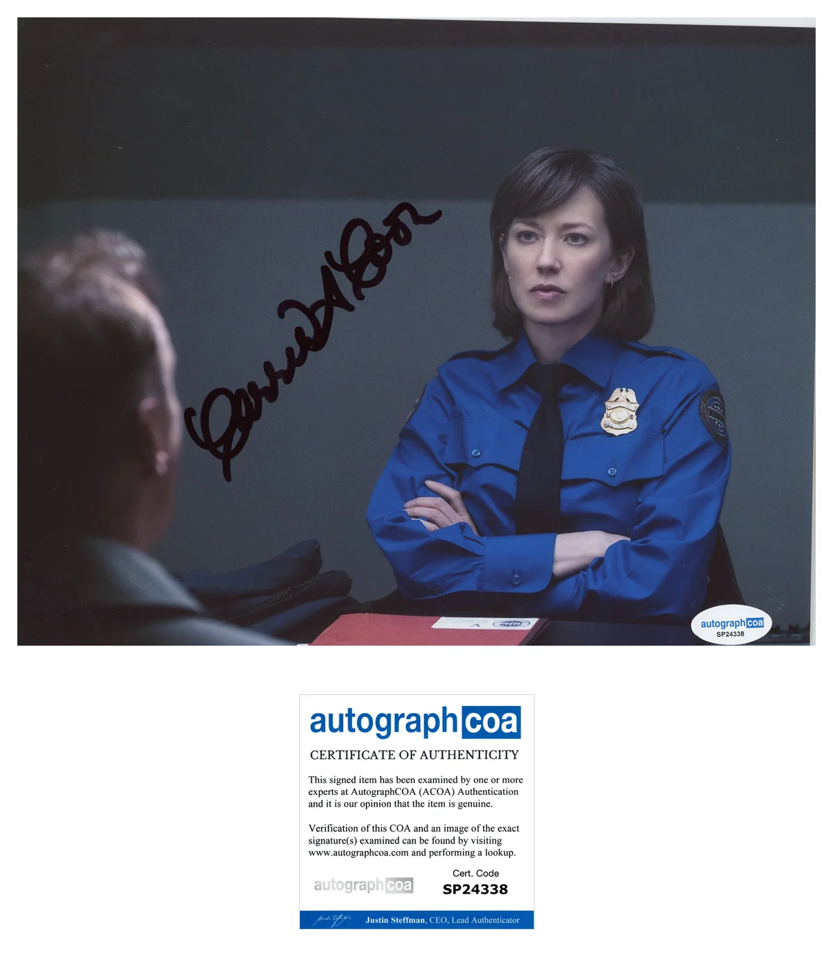Carrie Coon — Carrie Coon Signed Autographed FARGO 8x10 Photo PROOF ACOA H Marvel Proxima