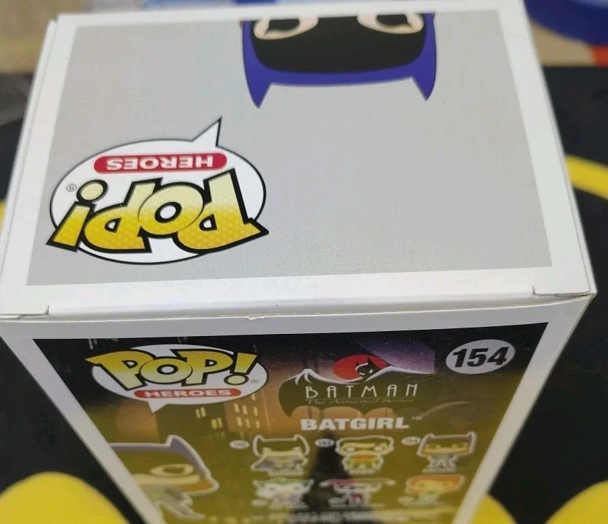MELISSA GILBERT SIGNED BATGIRL 154 BTAS ANIMATED FUNKO POP JSA COA IN BOX ARMOR, image 3
