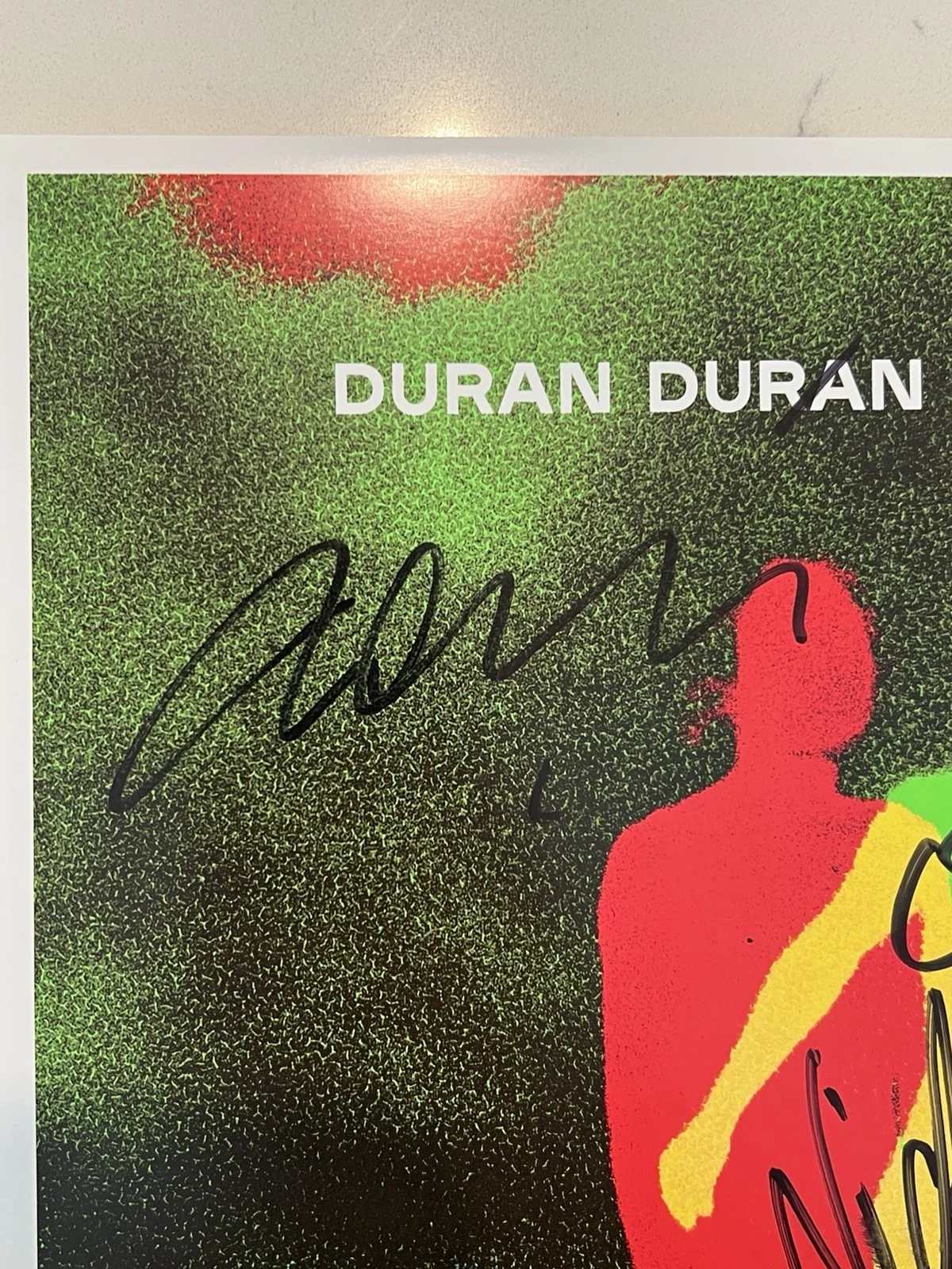 Duran Duran Hand Signed Vinyl Print Plus Album Future Past AUTOGRAPHED #3, image 3