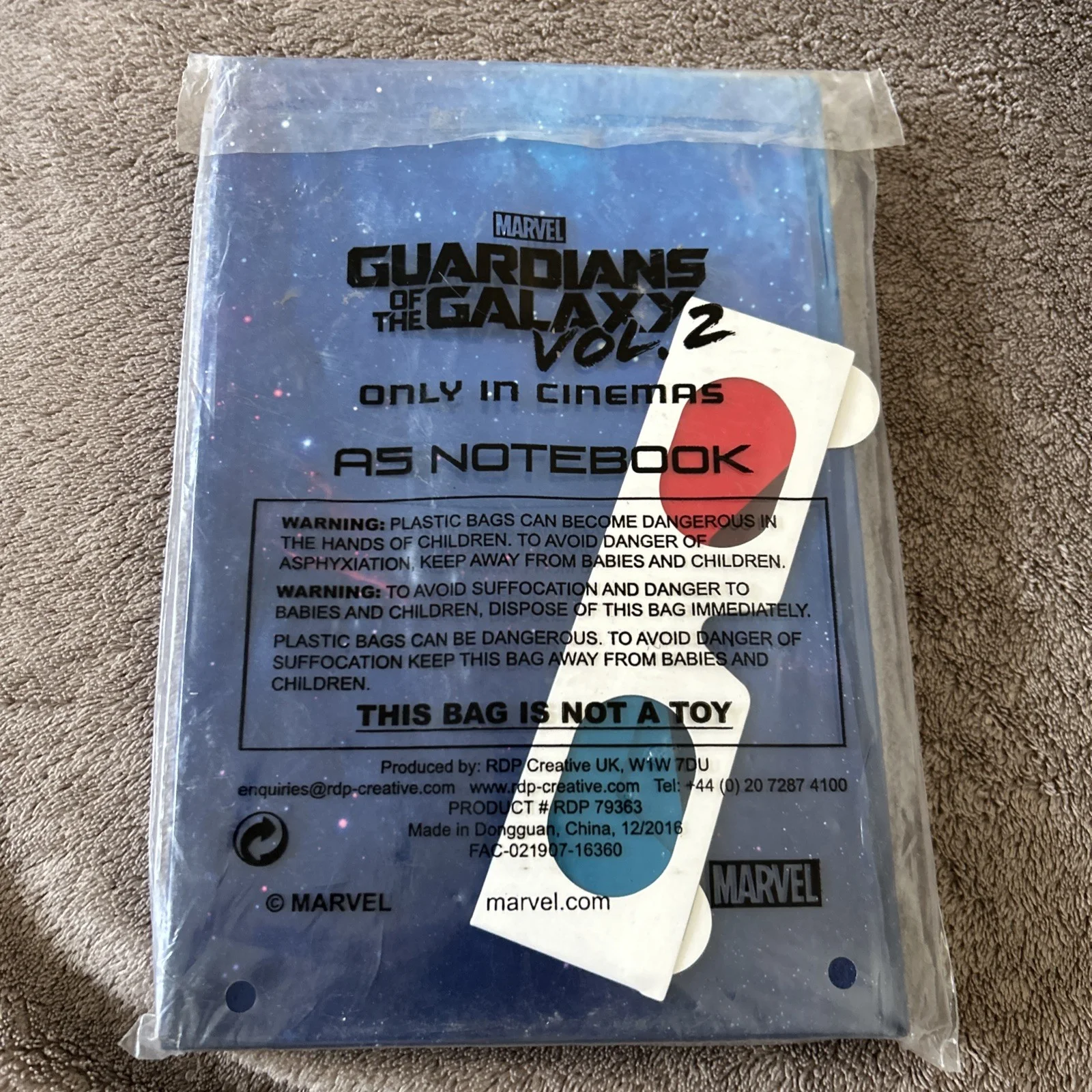 GUARDIANS OF THE GALAXY VOL. 2 Notebook (Journal) w/3D Glasses Promo, image 3