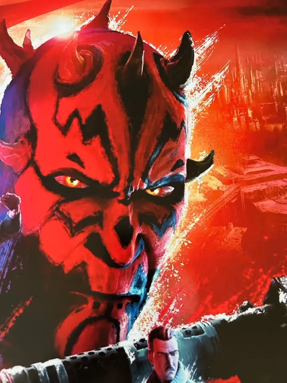 Poster Star Wars Maul 43cm x 64cm (Bit Bigger Than A2), image 3
