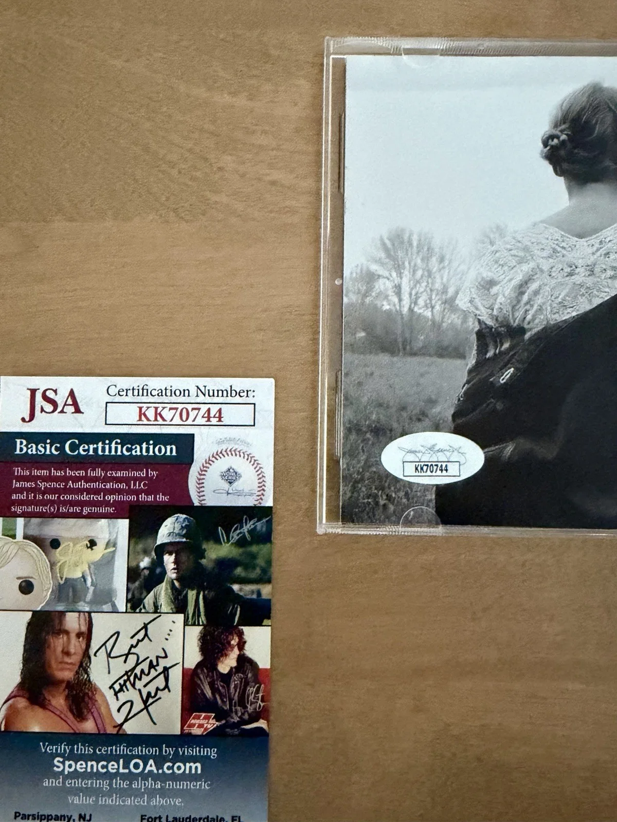 Taylor Swift Signed Folklore CD JSA COA TTPD Showgirl Eras AUTHENTIC autograph, image 2
