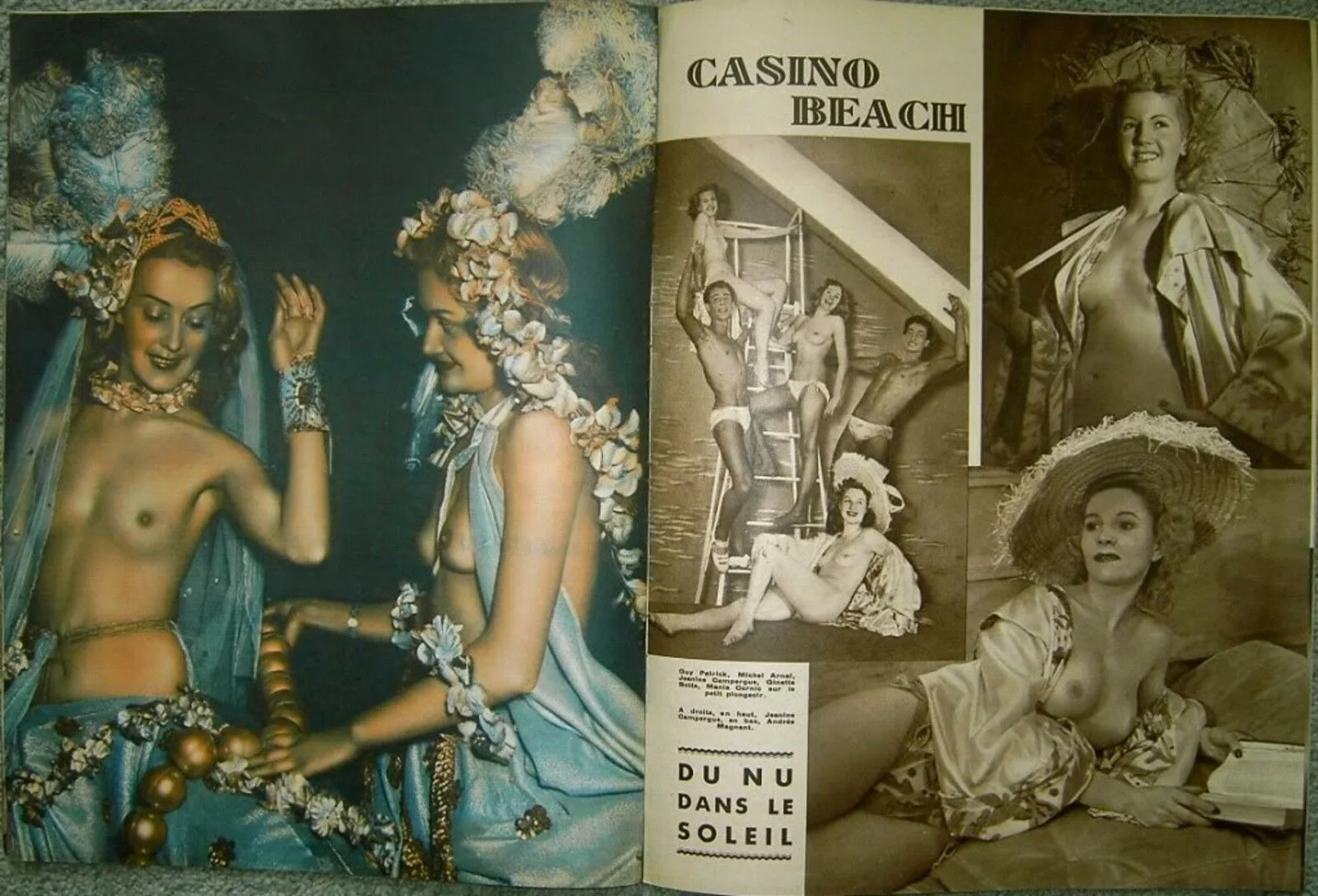 CASINO DE PARIS 1949 JOSE DE ZAMORA FRENCH CAN CAN PROGRAMME, изображение 5