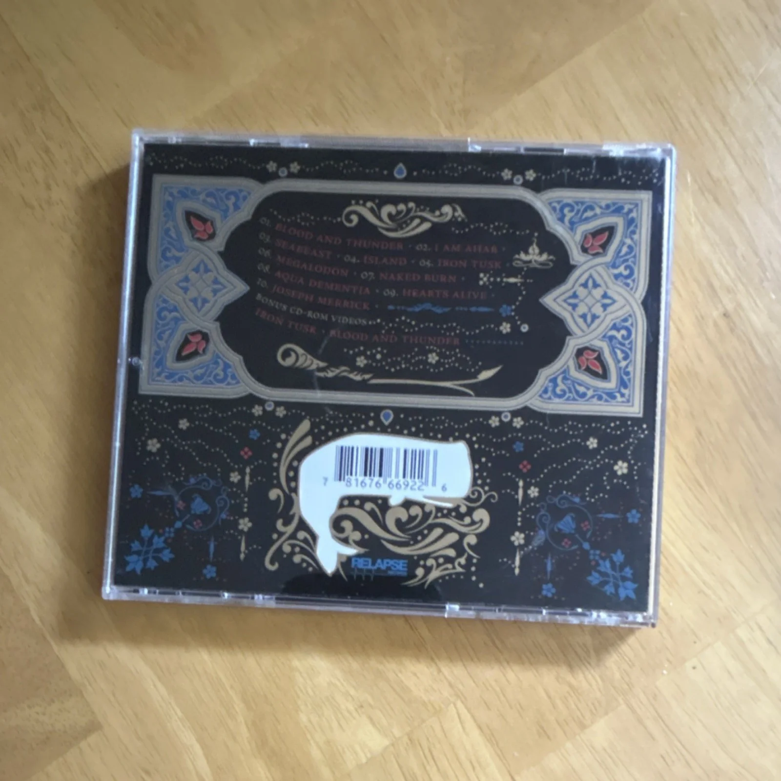 Mastodon Leviathan Signed CD Full Band, Brent Hinds, image 2
