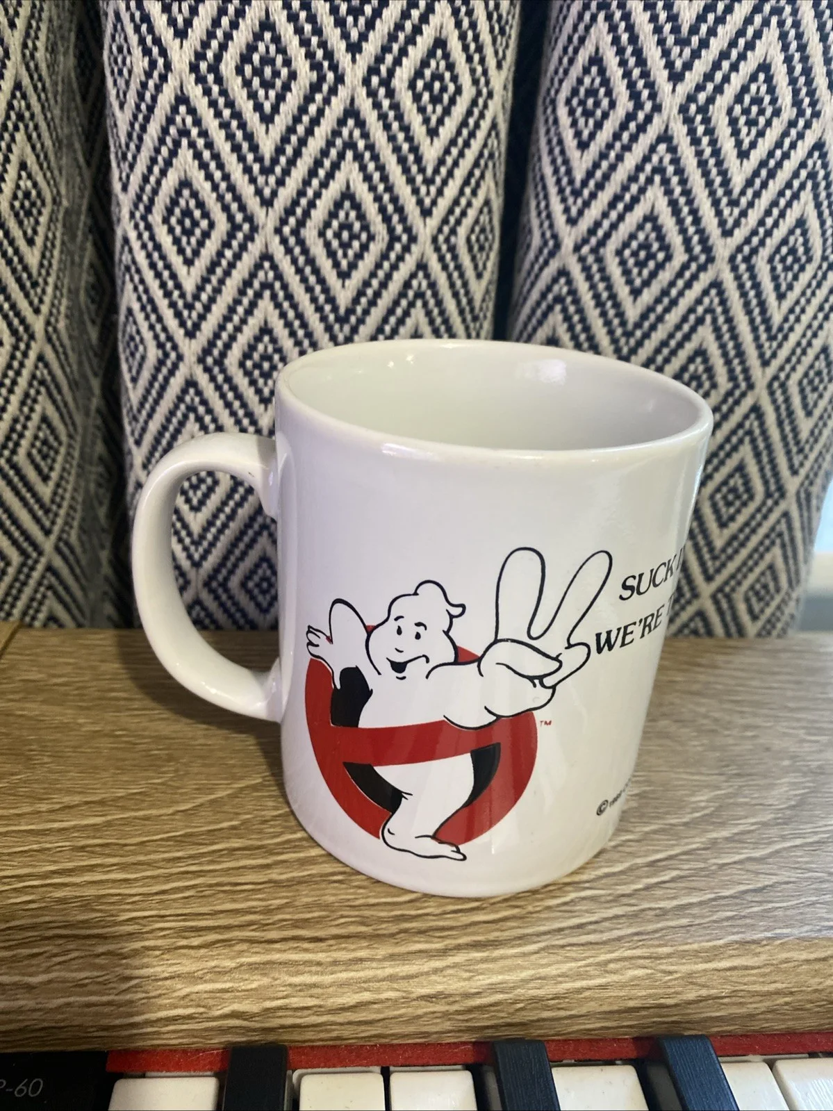 Columbia Pictures Ghostbusters 2 Vintage Mug 1989 Coloroll Mug Suck In The Guts, изображение 3