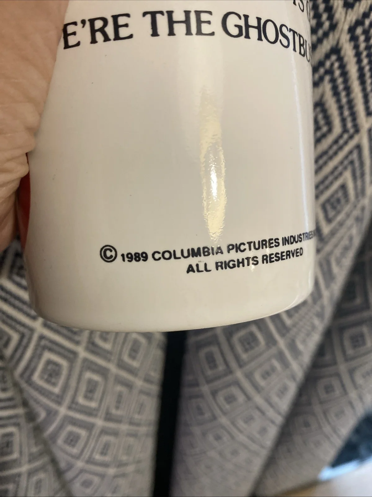 Columbia Pictures Ghostbusters 2 Vintage Mug 1989 Coloroll Mug Suck In The Guts, изображение 4