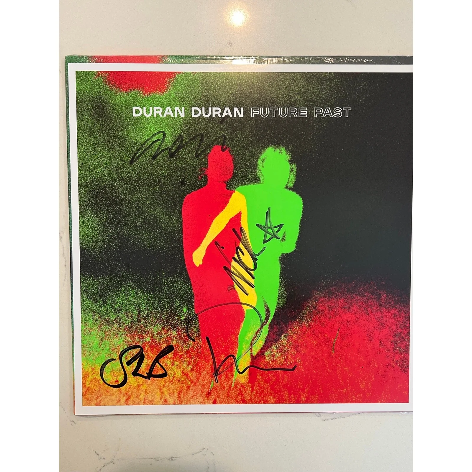 Duran Duran Hand Signed Vinyl Print Plus Album Future Past AUTOGRAPHED #5, изображение 2