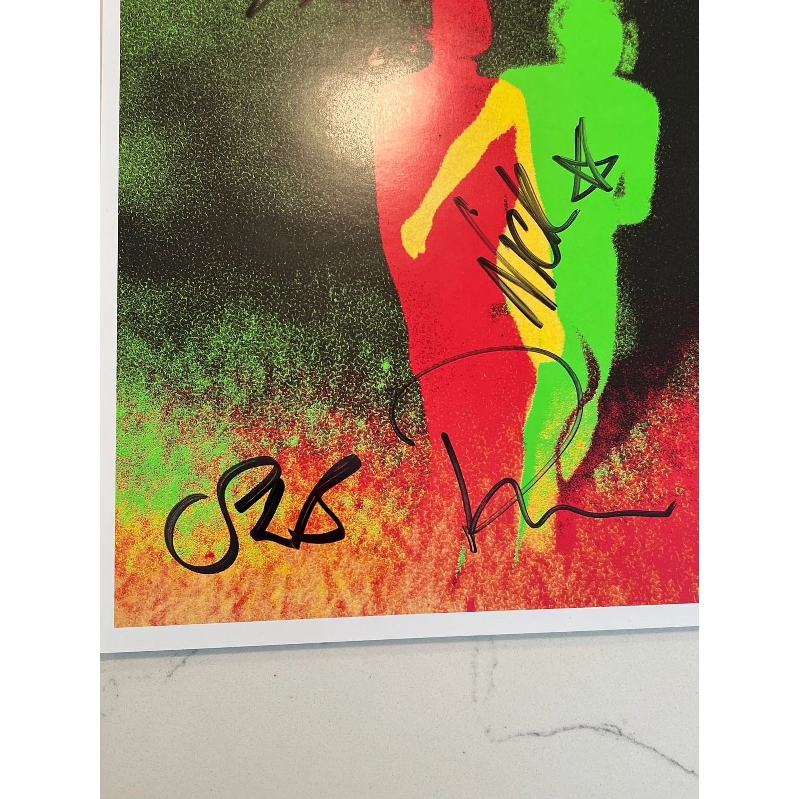 Duran Duran Hand Signed Vinyl Print Plus Album Future Past AUTOGRAPHED #5, изображение 5