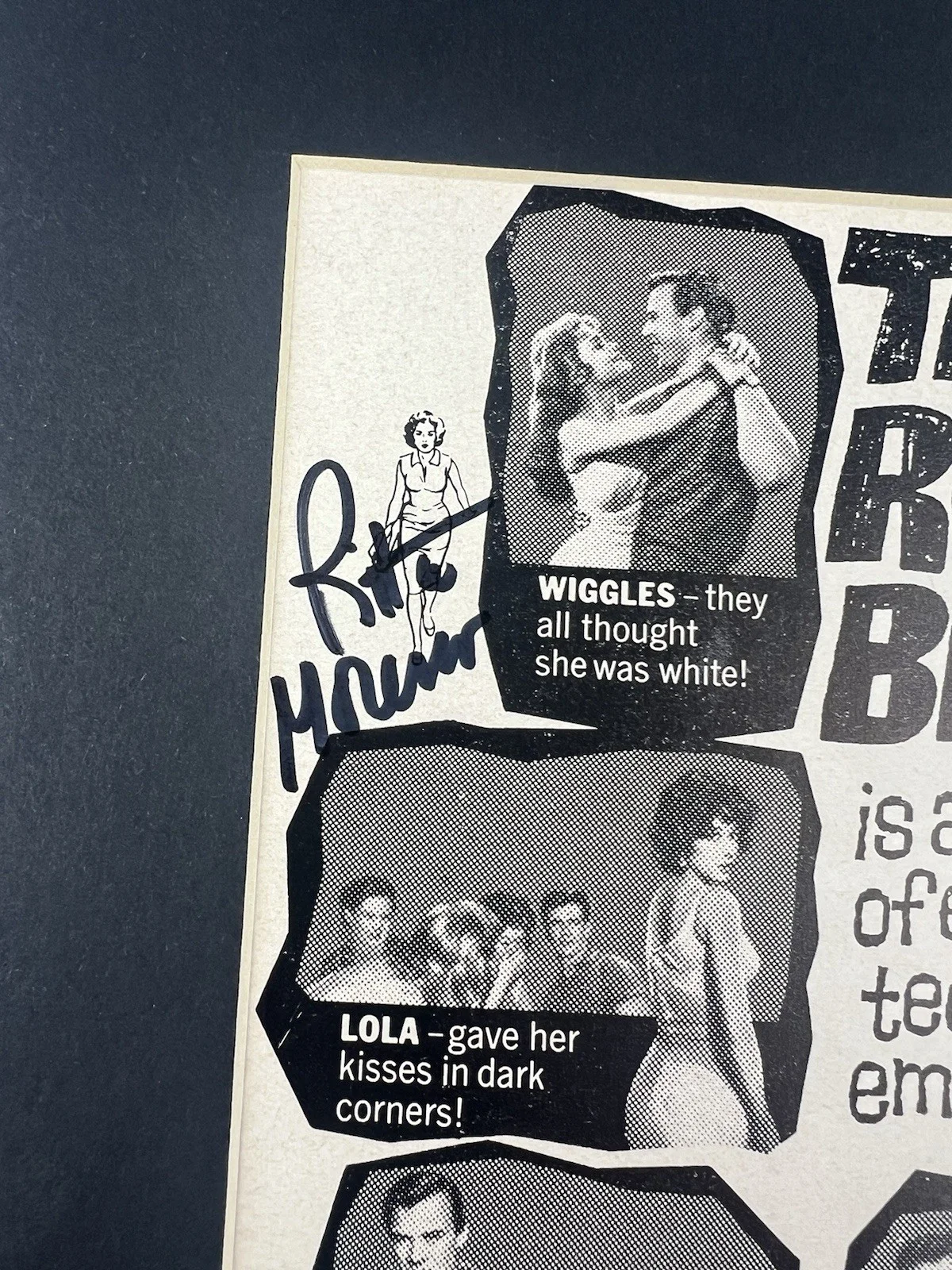 Rita Moreno — Rita Moreno Signed Autograph This Rebel Breed Poster + COA -West Side Story RARE, изображение 2