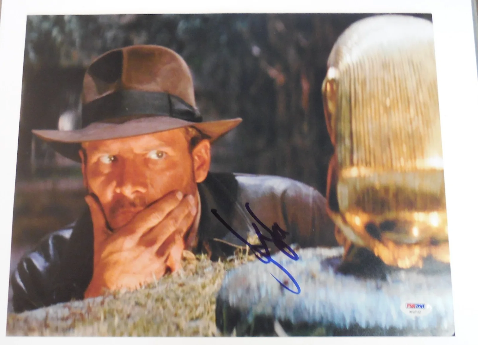HARRISON FORD — AUTHENTIC HARRISON FORD AUTOGRAPHED SIGNED INDIANA JONES 11X14 PHOTO PSA LOA