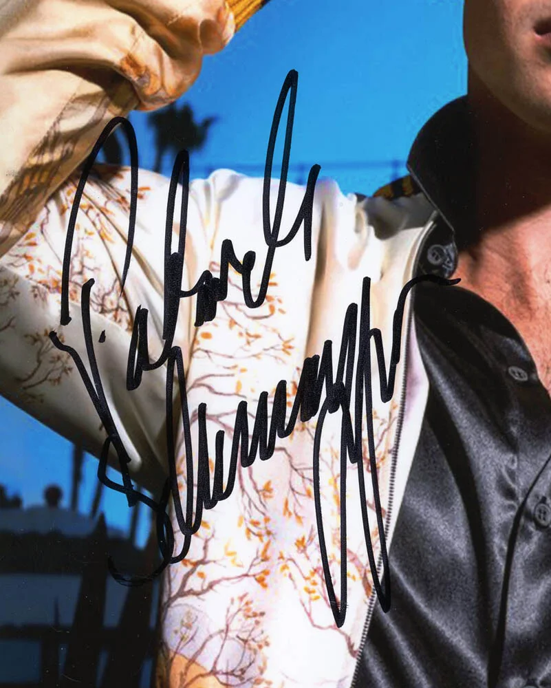 PATRICK SCHWARZENEGGER — Patrick Schwarzenegger signed 8x10 Photo EXCT PROOF c Gen V White Lotus ACOA COA, изображение 5