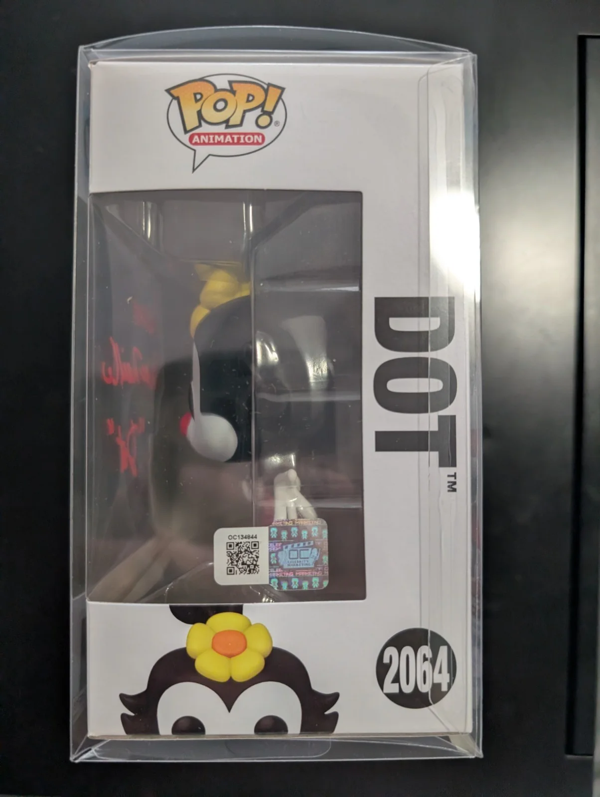 Dot from ANIMANIACS Funko Pop Signed by Tress MacNeille w/ Quote: “Dot” OCCM COA, изображение 2
