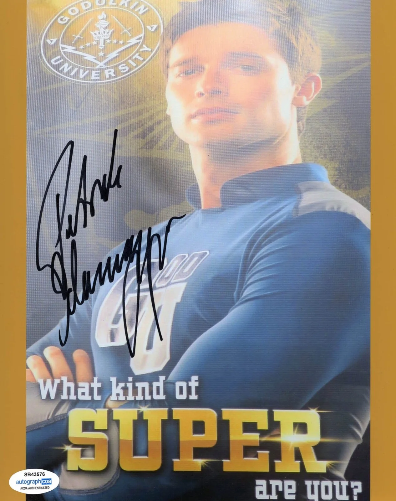 PATRICK SCHWARZENEGGER — Patrick Schwarzenegger signed "GEN V" 8x10 Photo f EXACT PROOF White Lotus ACOA, изображение 4