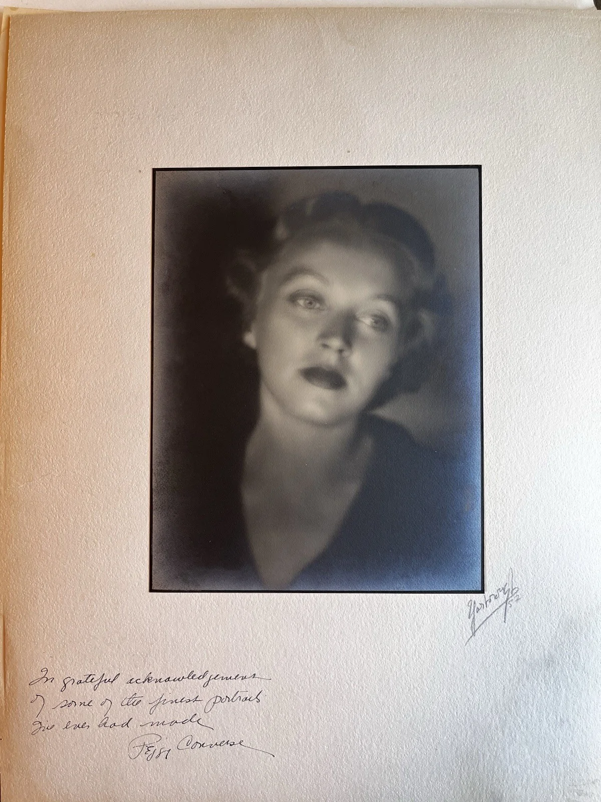 Arthur Yarborough and Peggy Converse — Arthur Yarborough Photograph Peggy Converse Signed Inscribed 1957