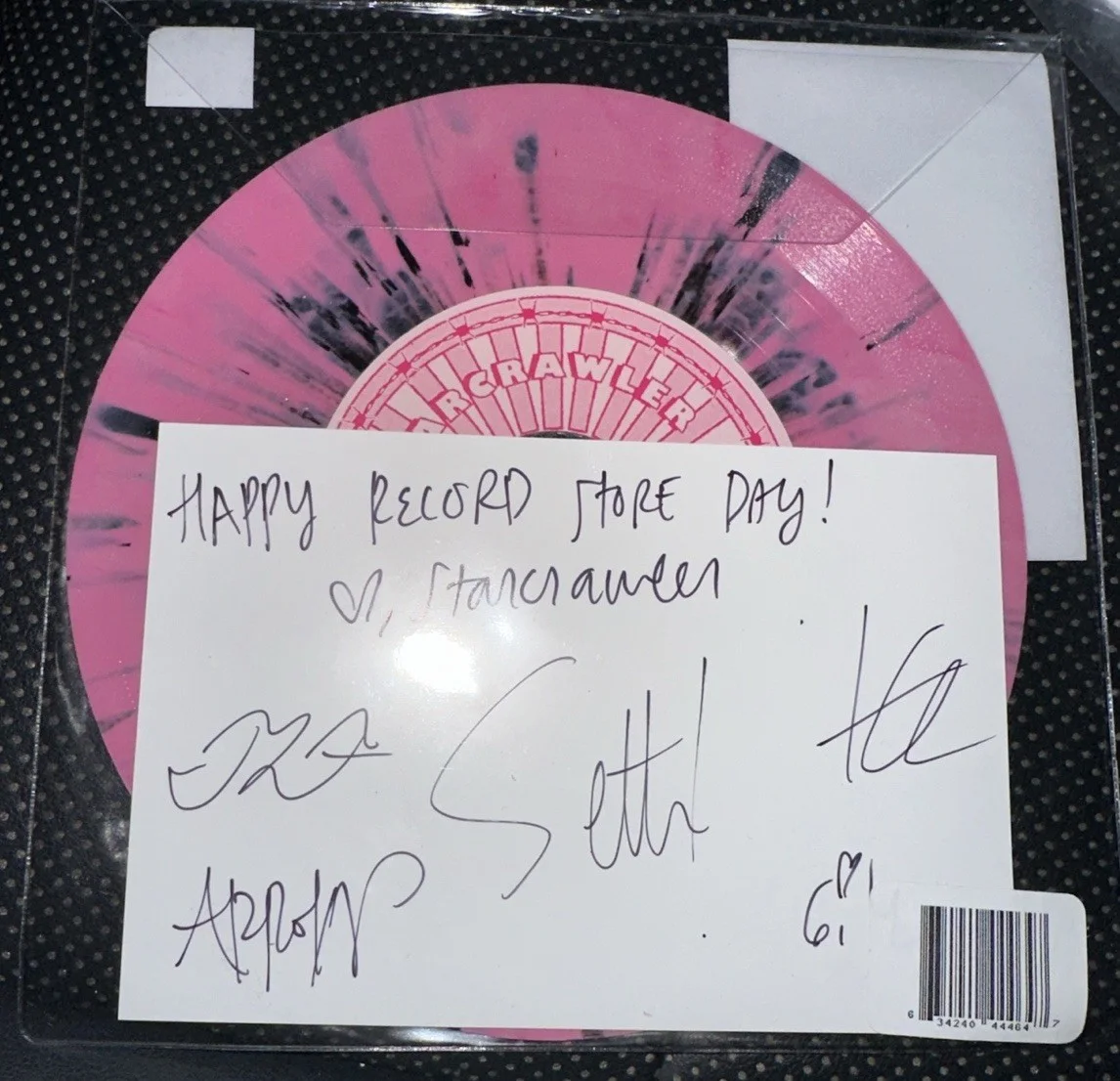 Starcrawler Record Store Day Exclusive Signed Pink Vinyl Record, image 3