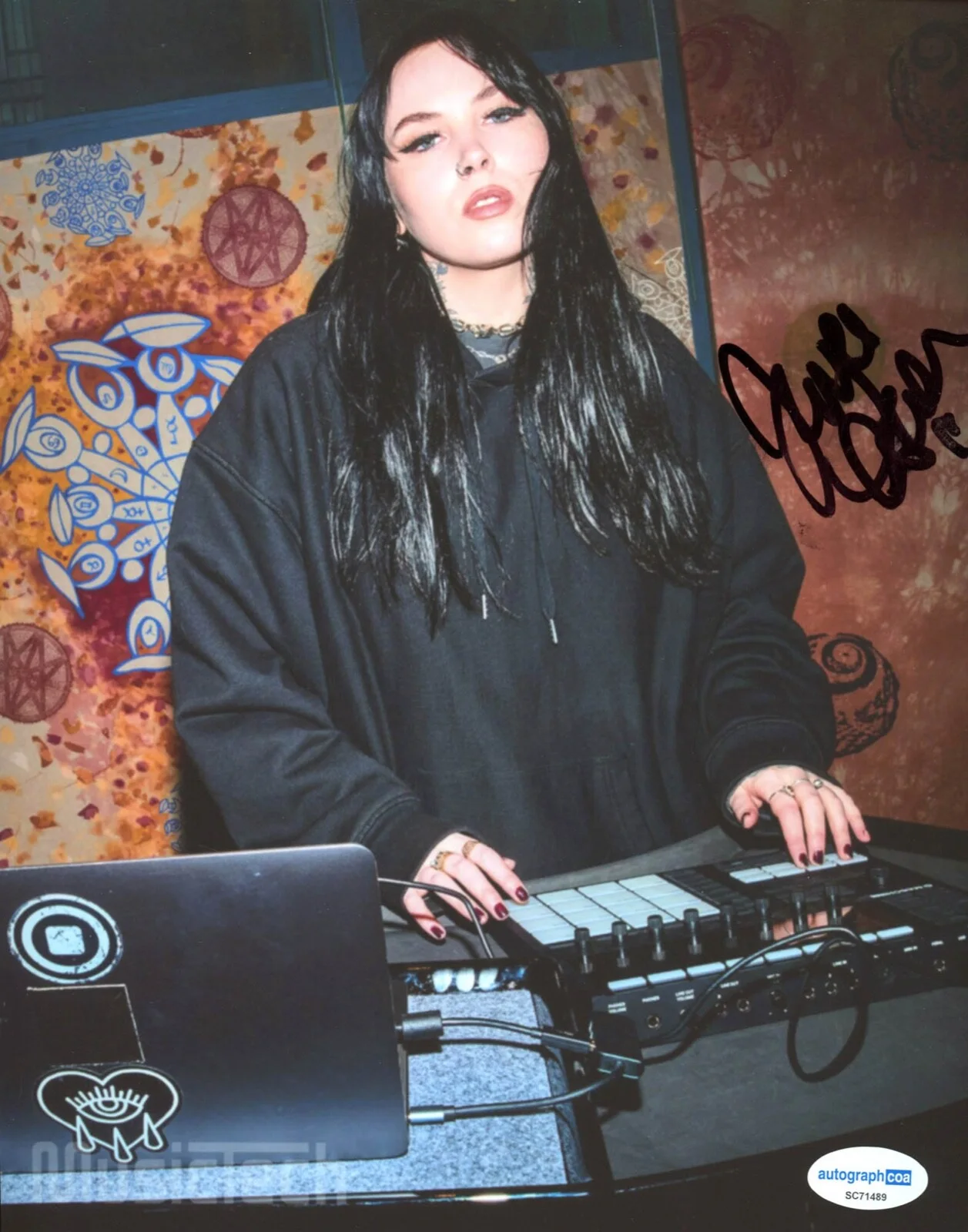 KENYA GRACE — Kenya Grace signed Autographed 8x10 Photo EXCT PROOF b SINGER Strangers ACOA COA, изображение 4