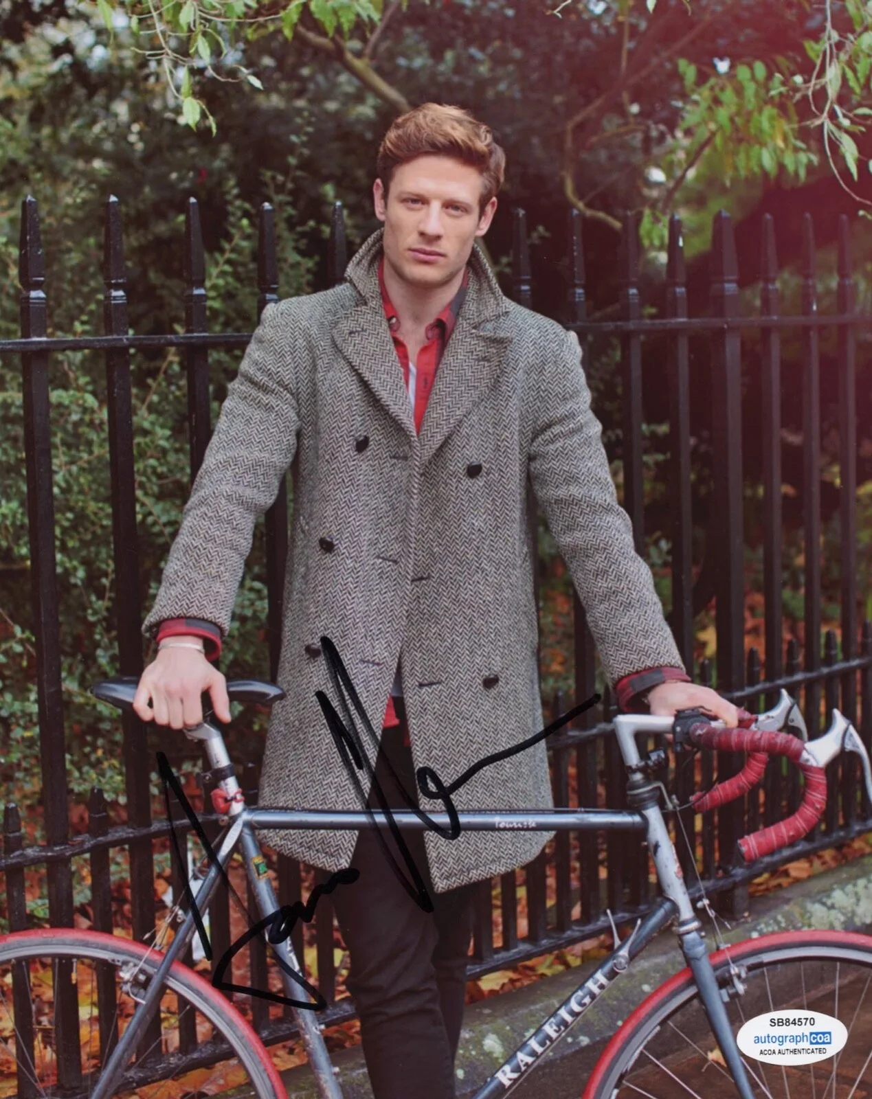 JAMES NORTON — James Norton signed 8x10 Photo g EXACT PROOF Sexy McMAFIA Happy Valley ACOA COA, изображение 4