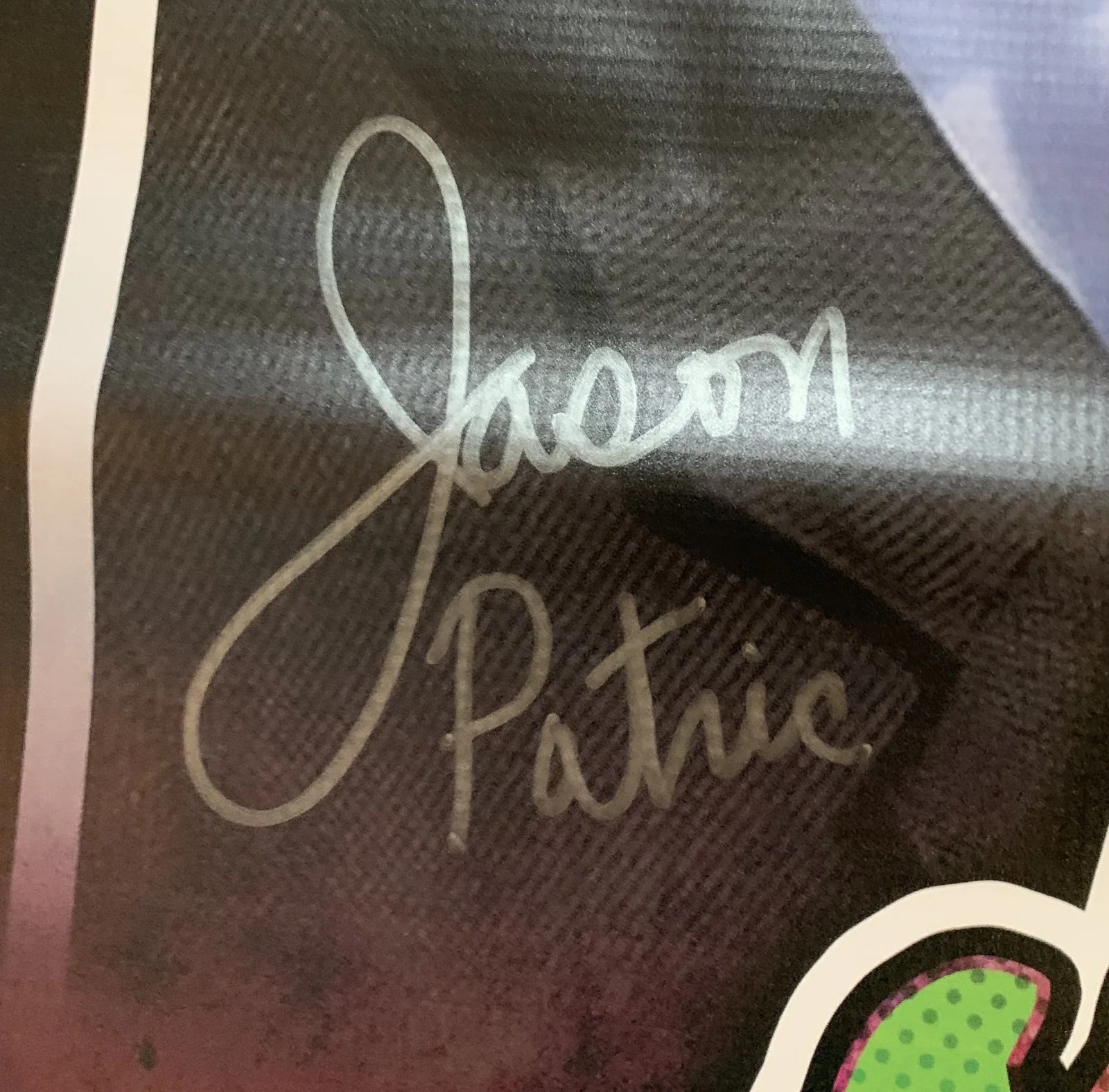 Jason Patric — Jason Patric SIGNED Spooky Empire Vinyl Banner 48x30 RARE! The Lost Boys, изображение 2