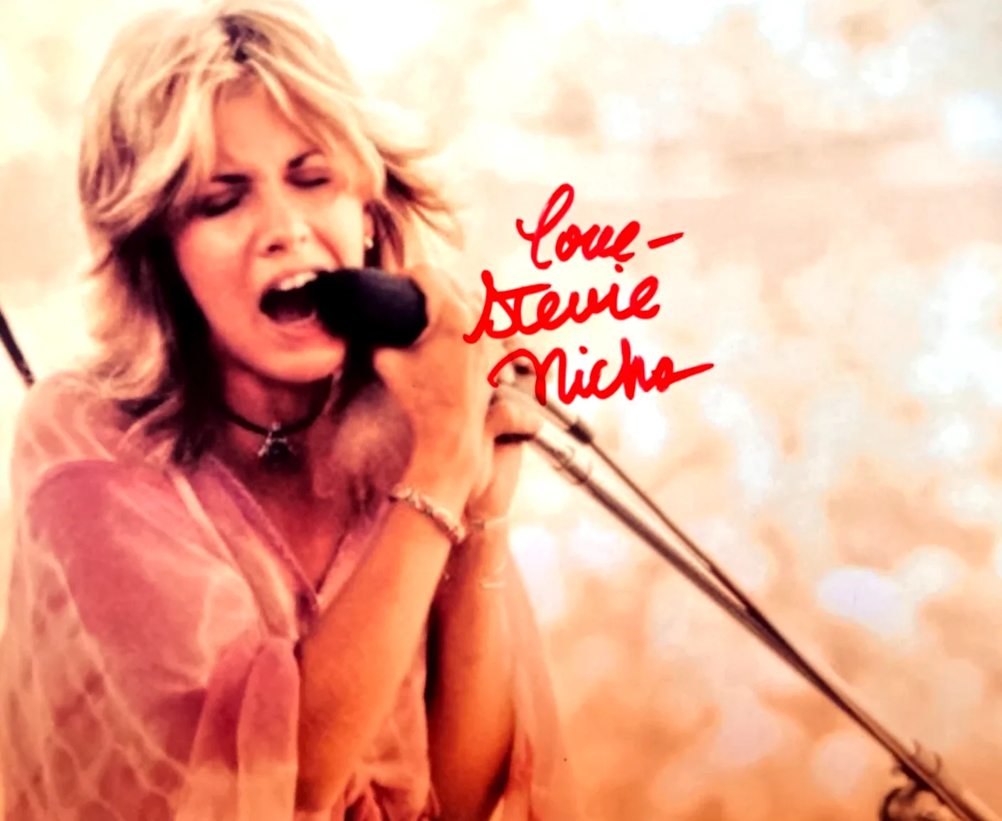 STEVIE NICKS Signed 8x10" (Fleetwood Mac) Authentic Original Autograph w/COA, image 3
