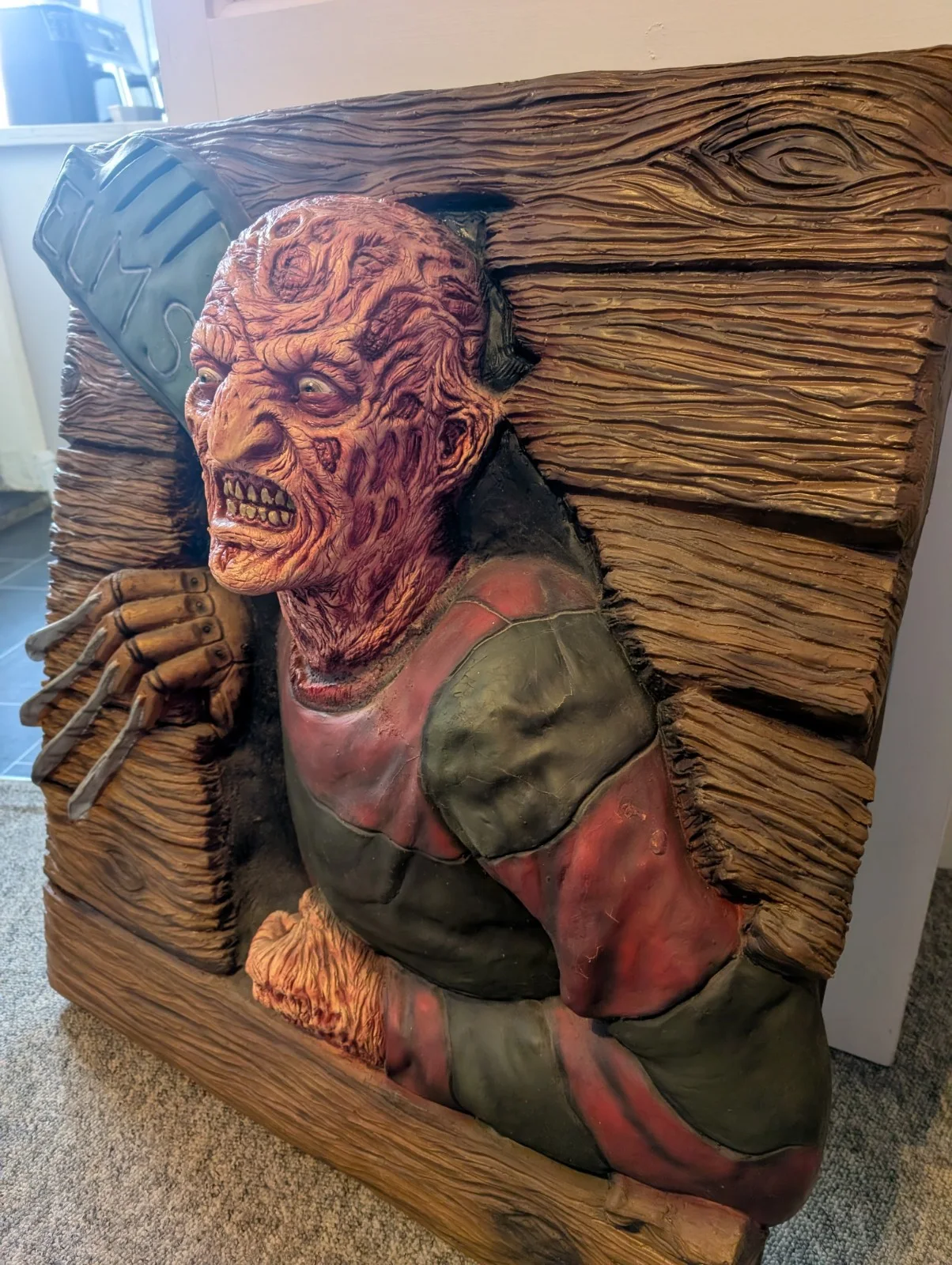 Freddy Krueger 3D Wall Breaker Elm Street Horror Plaque Nightmare On Elm Street, изображение 2