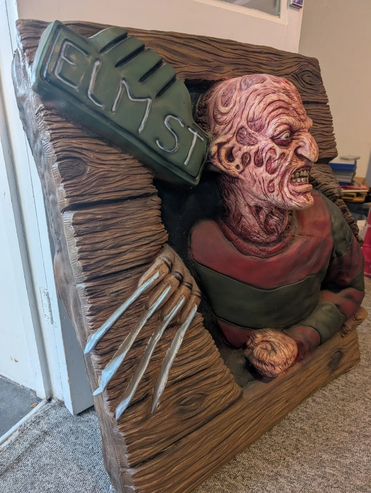 Freddy Krueger 3D Wall Breaker Elm Street Horror Plaque Nightmare On Elm Street, изображение 3