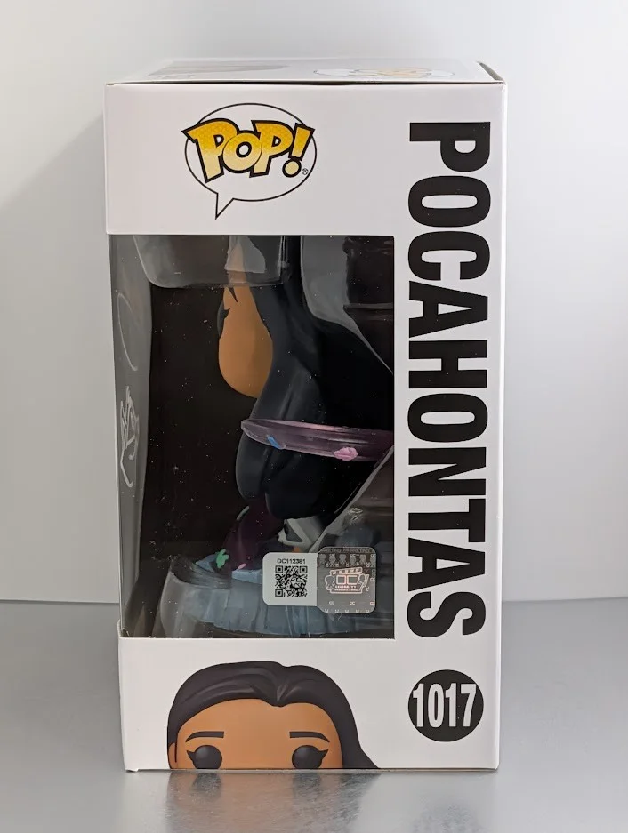 Nik Ranieri — Nik Ranieri Signed Autographed Doodle Funko Pop #1017 Pocahontas Disney Princess, изображение 2
