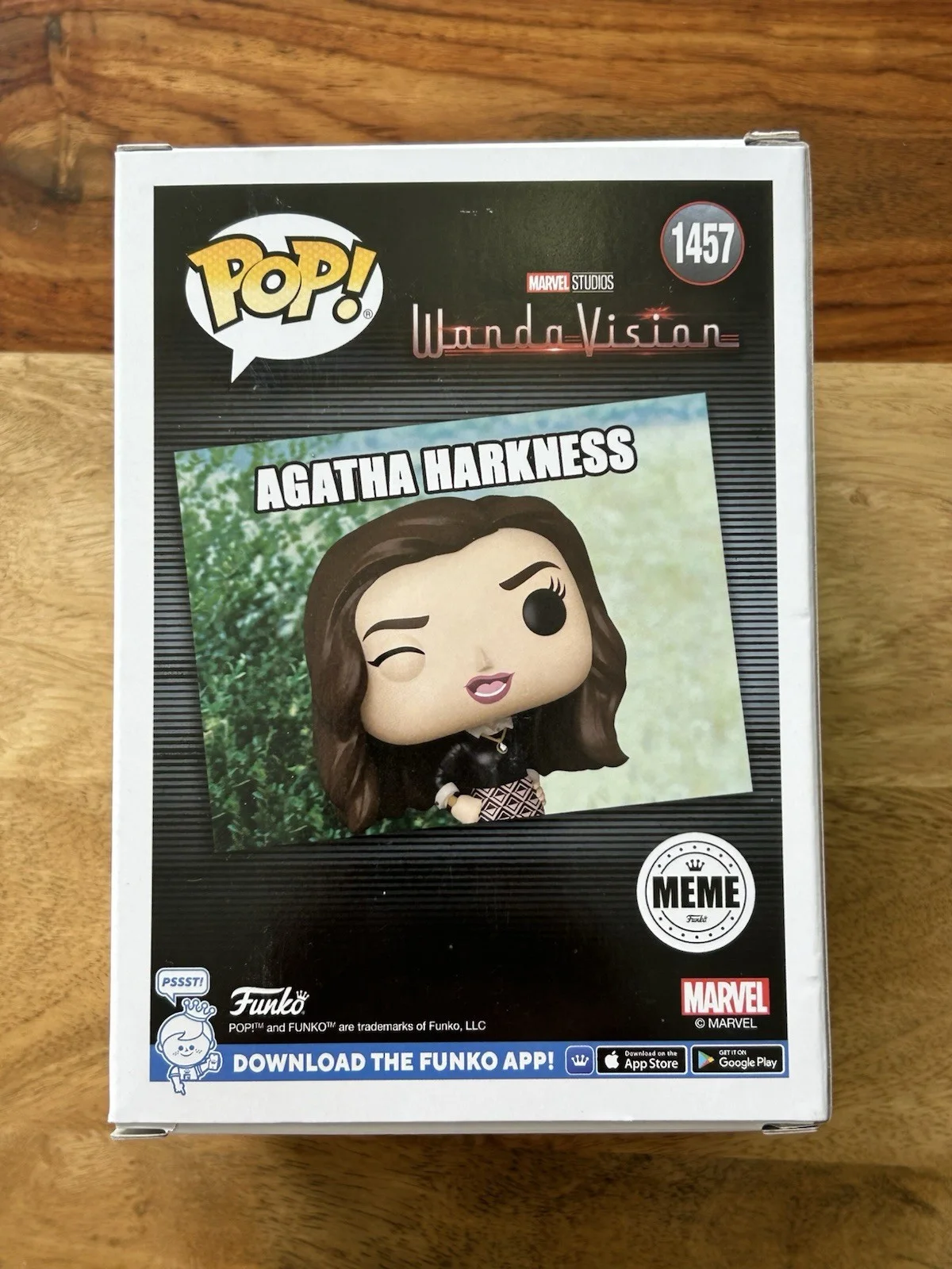 Agatha Harkness — Kathryn Hahn Signed "WandaVision" #1457 Agatha Harkness Funko Pop - With COA, image 3