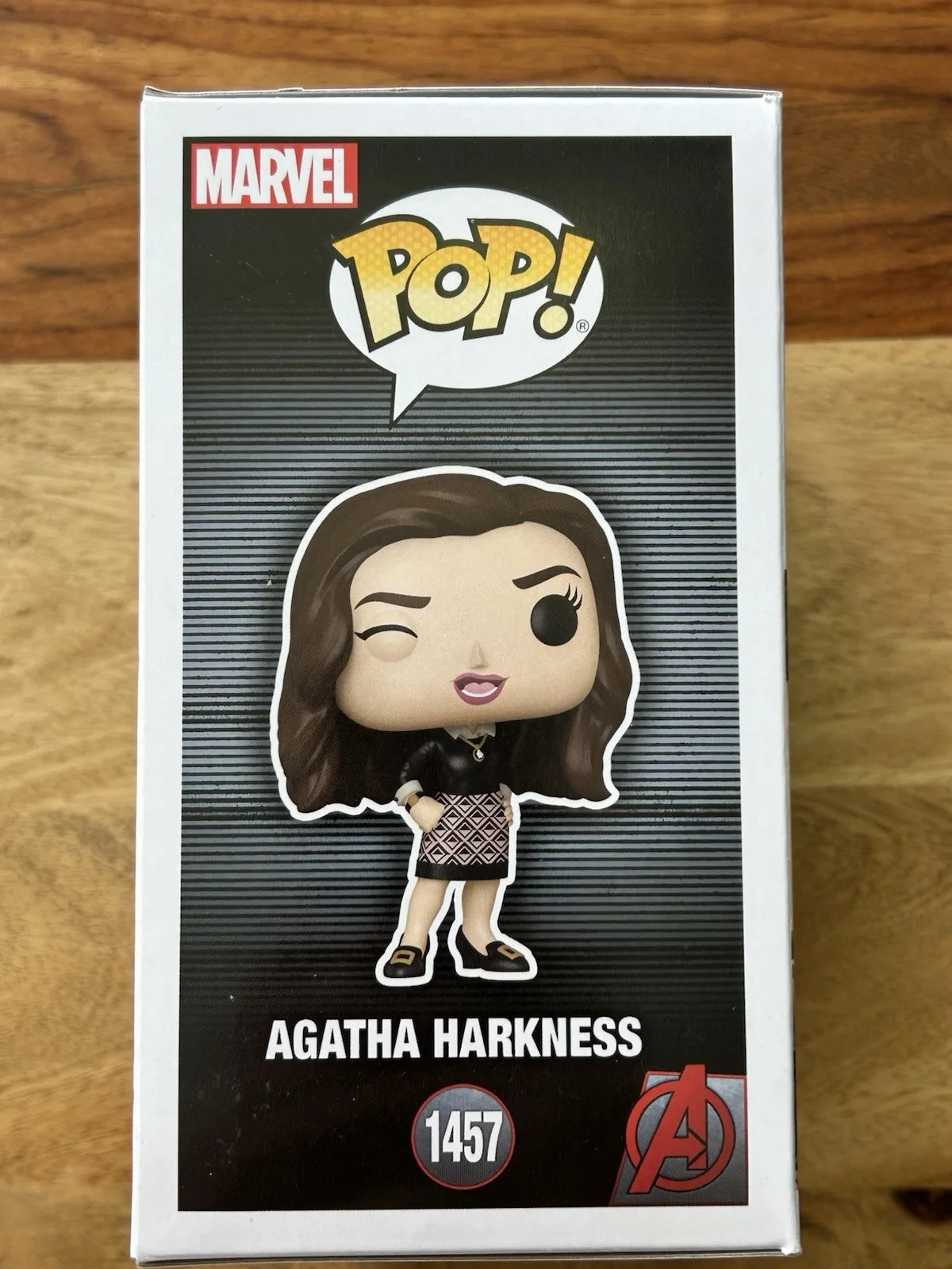 Agatha Harkness — Kathryn Hahn Signed "WandaVision" #1457 Agatha Harkness Funko Pop - With COA, image 4