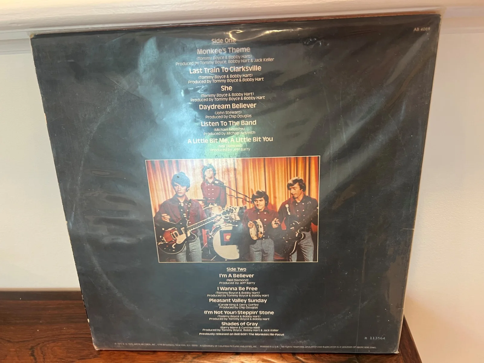 Monkees Greatest Hits Album Signed Dolenz Jones Nesmith Tork, image 2