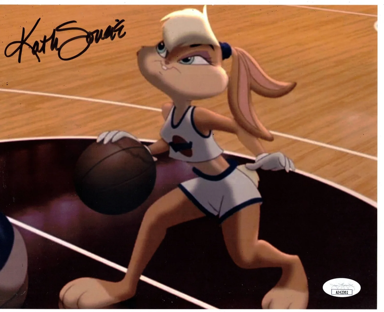 Kath Soucie Signed 8x10 Photo Autograph, Space Jam, Voice of Lola Bunny, JSA COA, изображение 2