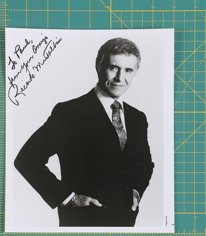 JOSEPH BOTTOMS — RICARDO MONTALBAN - AUTOGRAPHED INSCRIBED 8 x 10 PHOTOGRAPH 8X10 AUTHENTIC