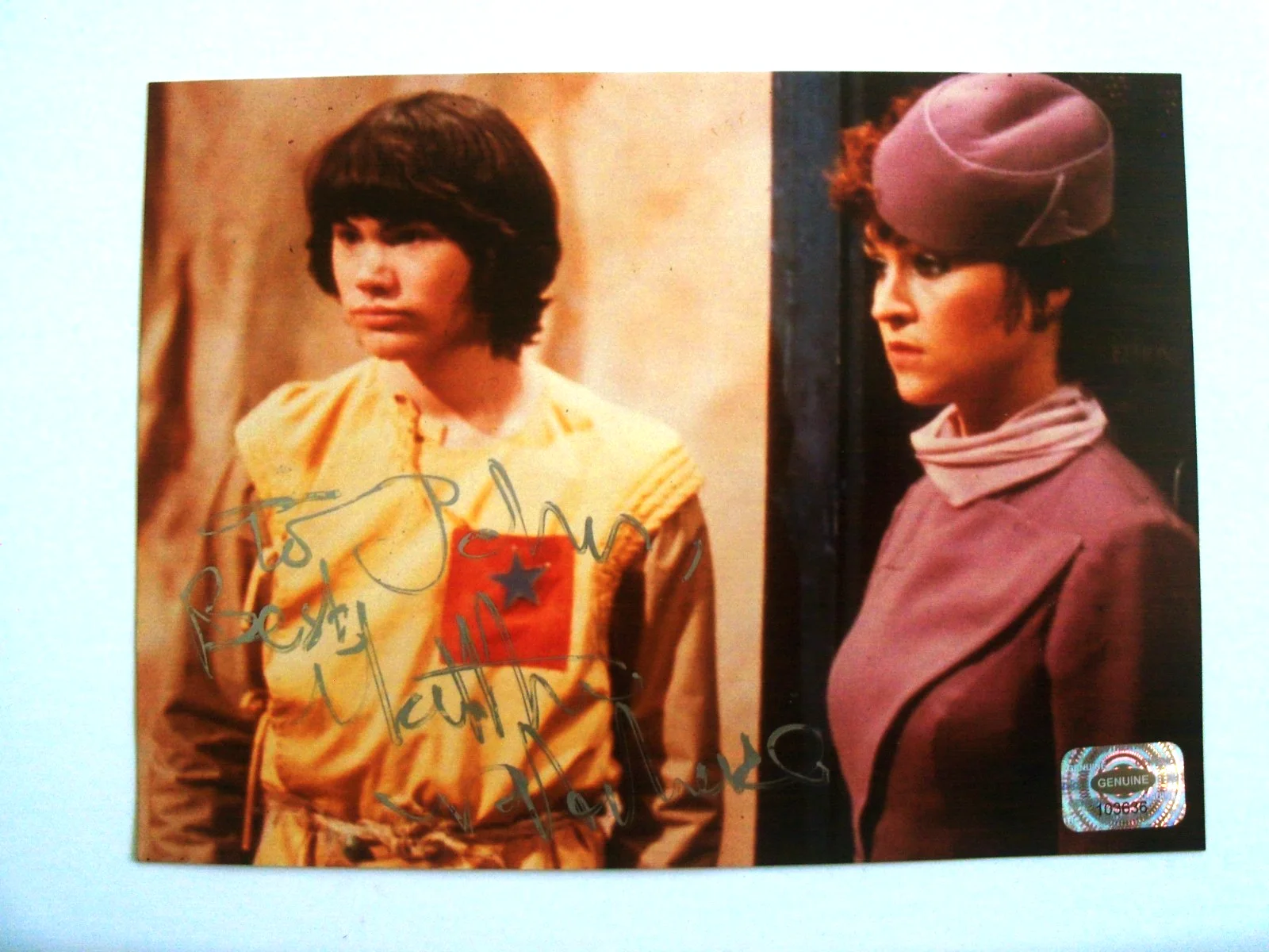 Matthew Waterhouse — MATTHEW WATERHOUSE Doctor Who Signed Autographed 8x6 Photo W/ Hologram/Serial #