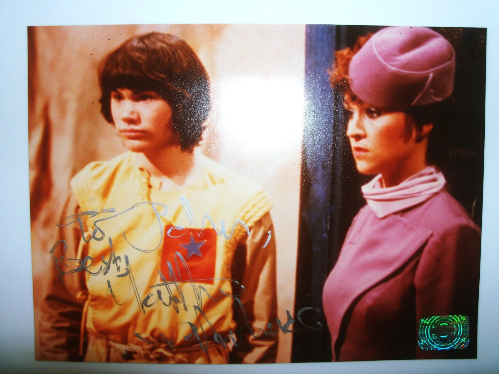 Matthew Waterhouse — MATTHEW WATERHOUSE Doctor Who Signed Autographed 8x6 Photo W/ Hologram/Serial #, изображение 2