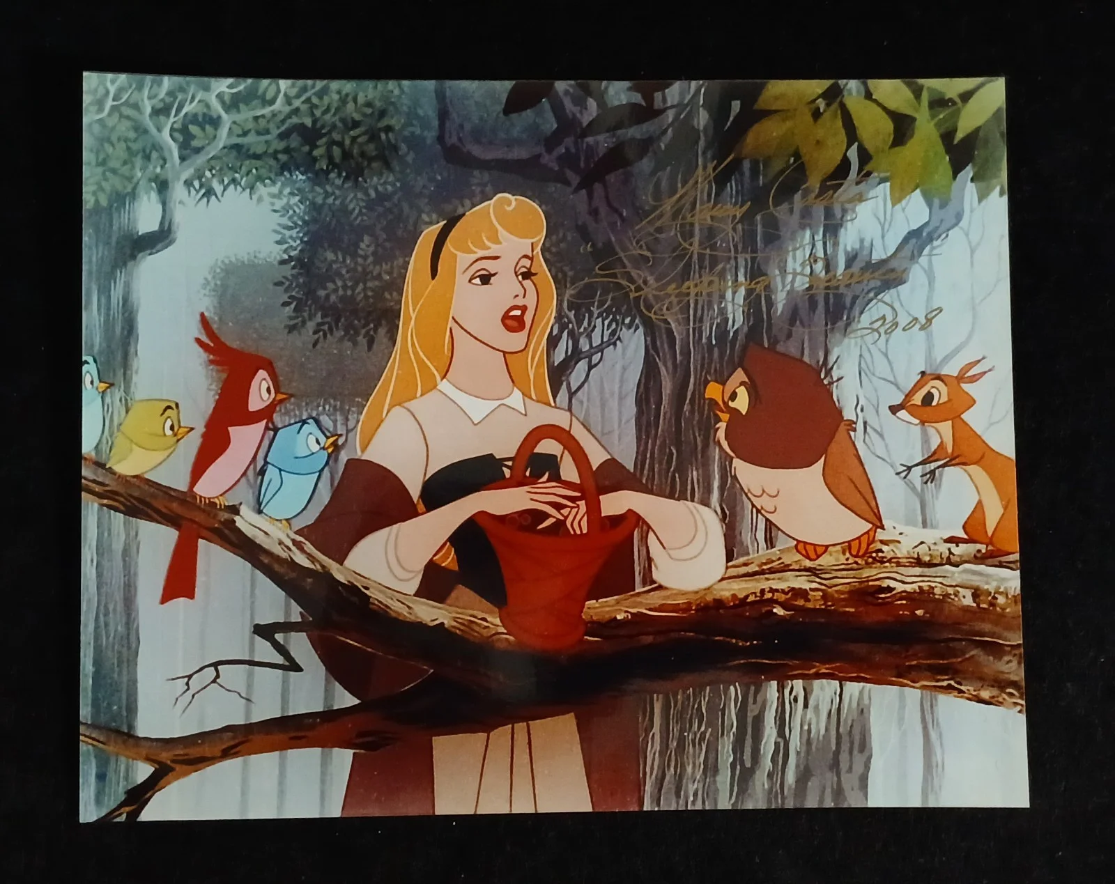 Mary Costa — 8x10 Color Photograph Signed Mary Costa "Sleeping Beauty" 2008