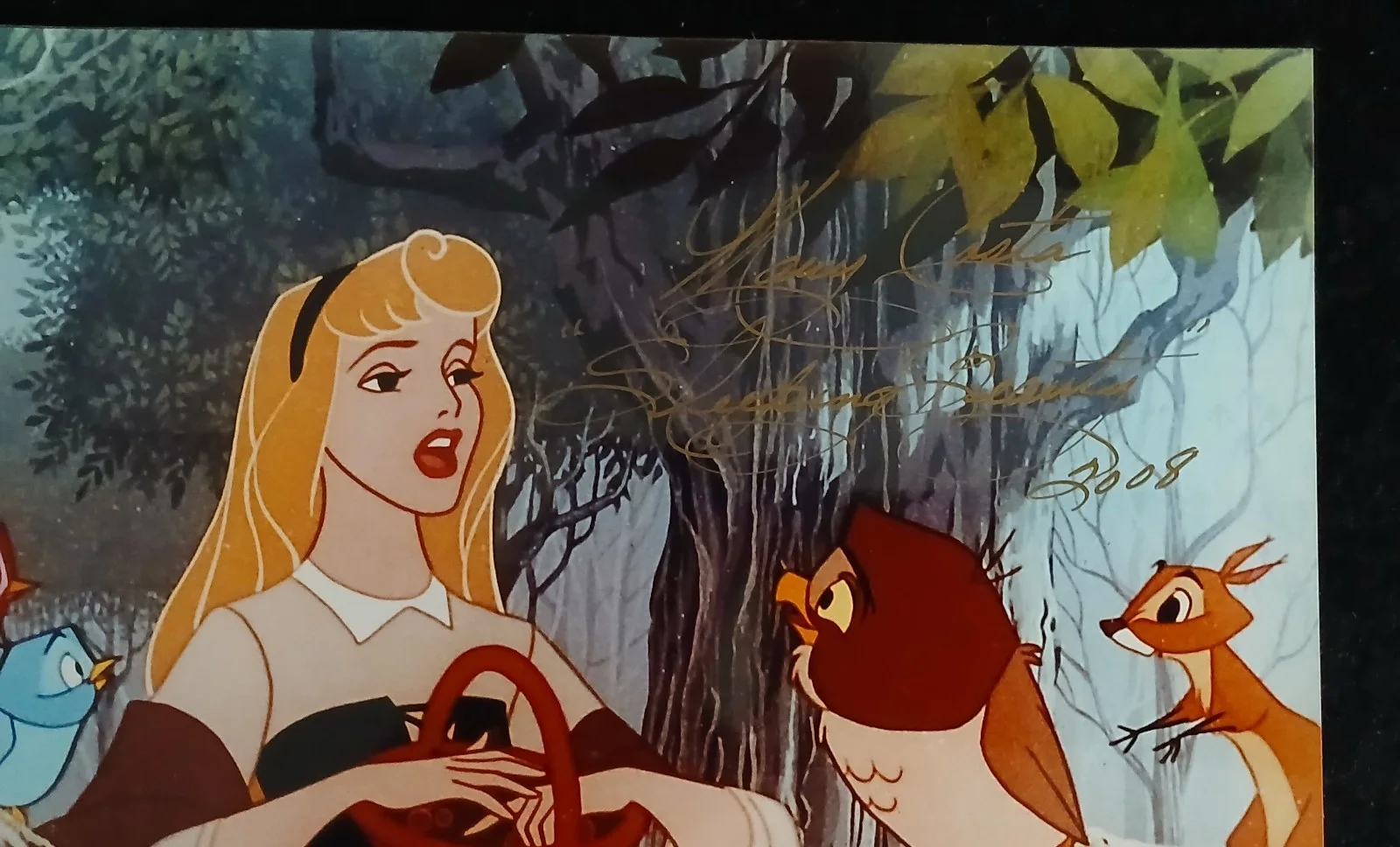 Mary Costa — 8x10 Color Photograph Signed Mary Costa "Sleeping Beauty" 2008, изображение 2