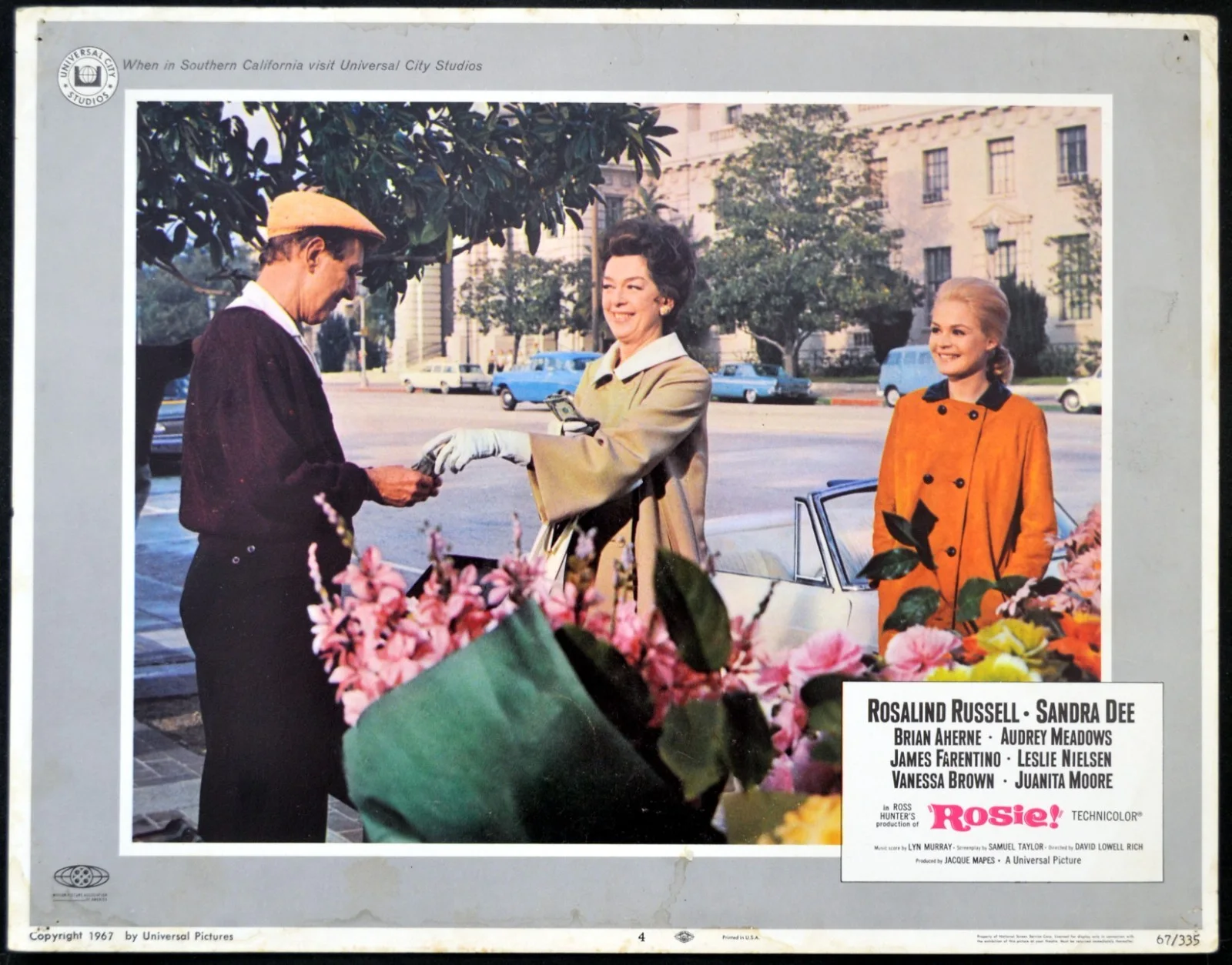 ROSIE! 1967 Rosalind Russell, Sandra Dee, Brian Aherne 4 LOBBY CARDS, изображение 3