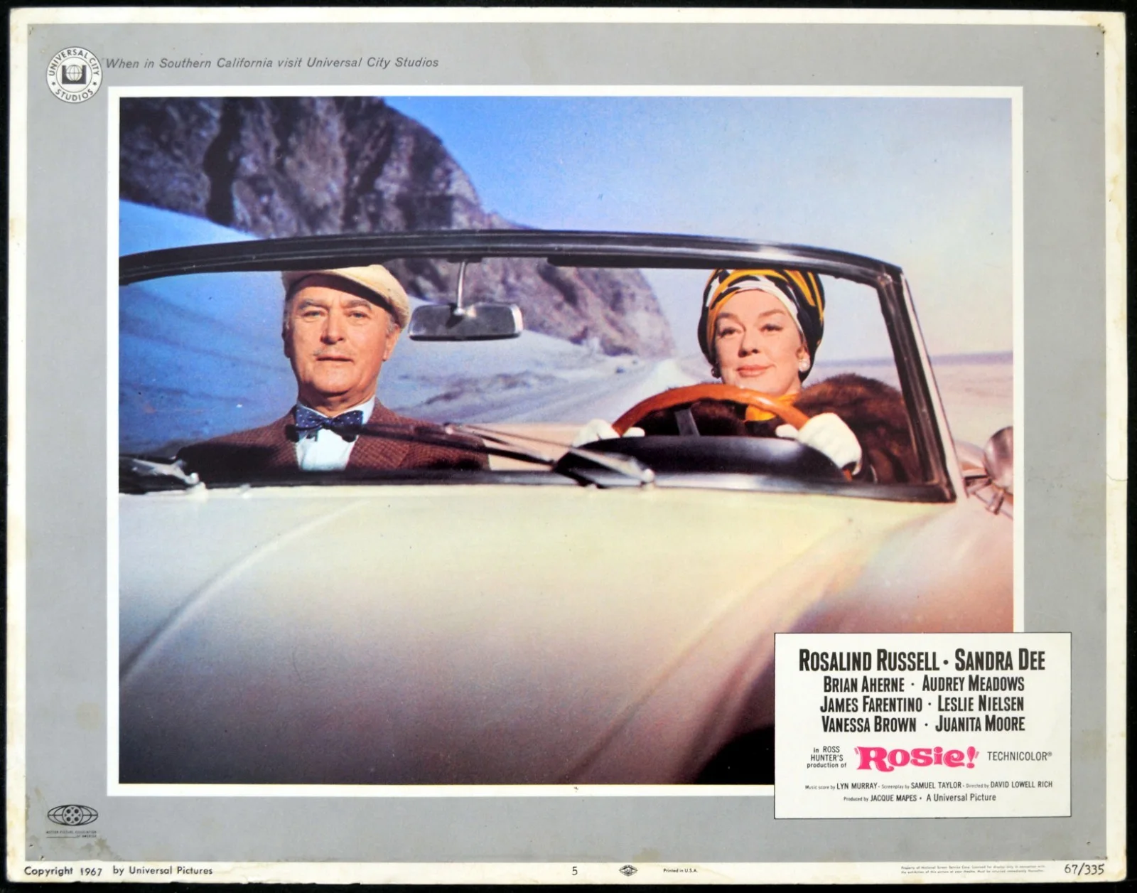 ROSIE! 1967 Rosalind Russell, Sandra Dee, Brian Aherne 4 LOBBY CARDS, изображение 4