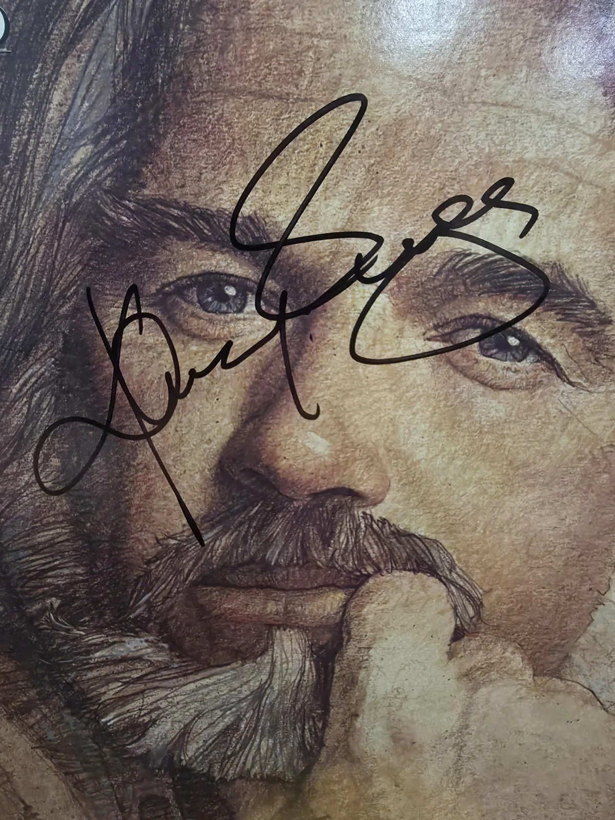 Kenny Rogers Autographed Love Will Turn You Around Album Authentication Pros, изображение 2