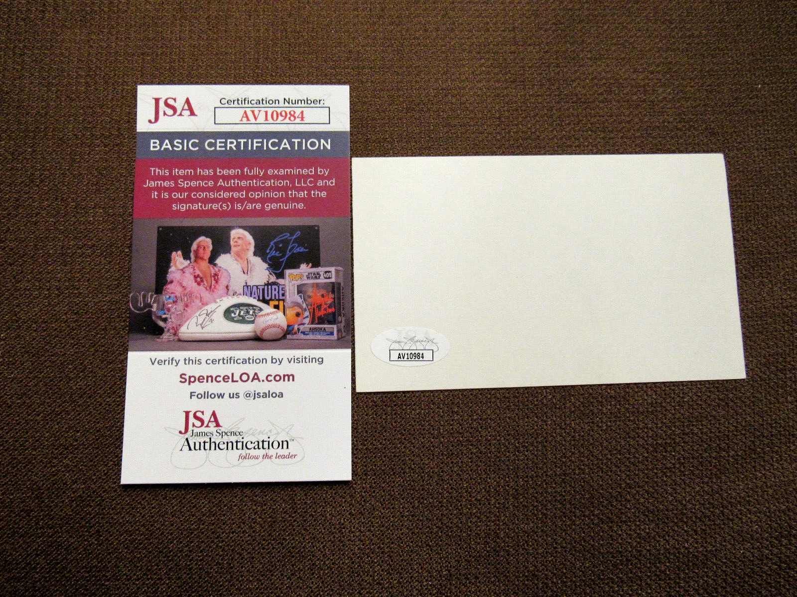 JOSEPH COTTON — JOSEPH COTTON CITIZEN KANE MOVIE ACTOR SIGNED AUTO VINTAGE INDEX CARD JSA BEAUTY, изображение 2